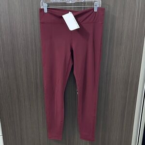 Fabletics Burgundy Leggings